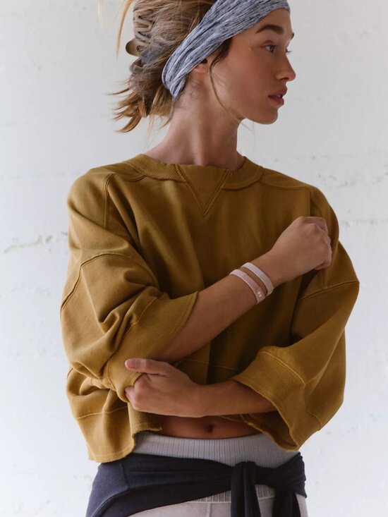 Free People Tops - Intercept Short Sleeve Pullover